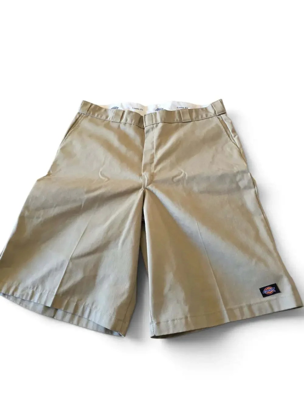Dickies Loose Fit Work Shorts Mens 40 Khaki Tan 12